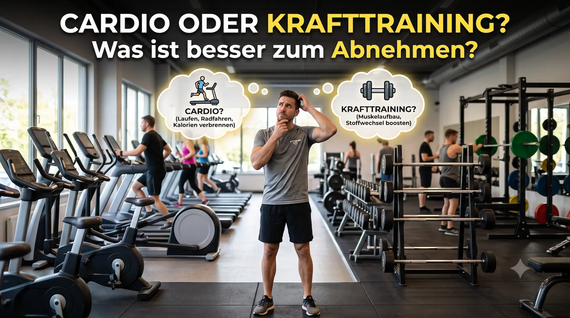 Abnehmen: Krafttraining vs. Cardio – Was bringt mehr?